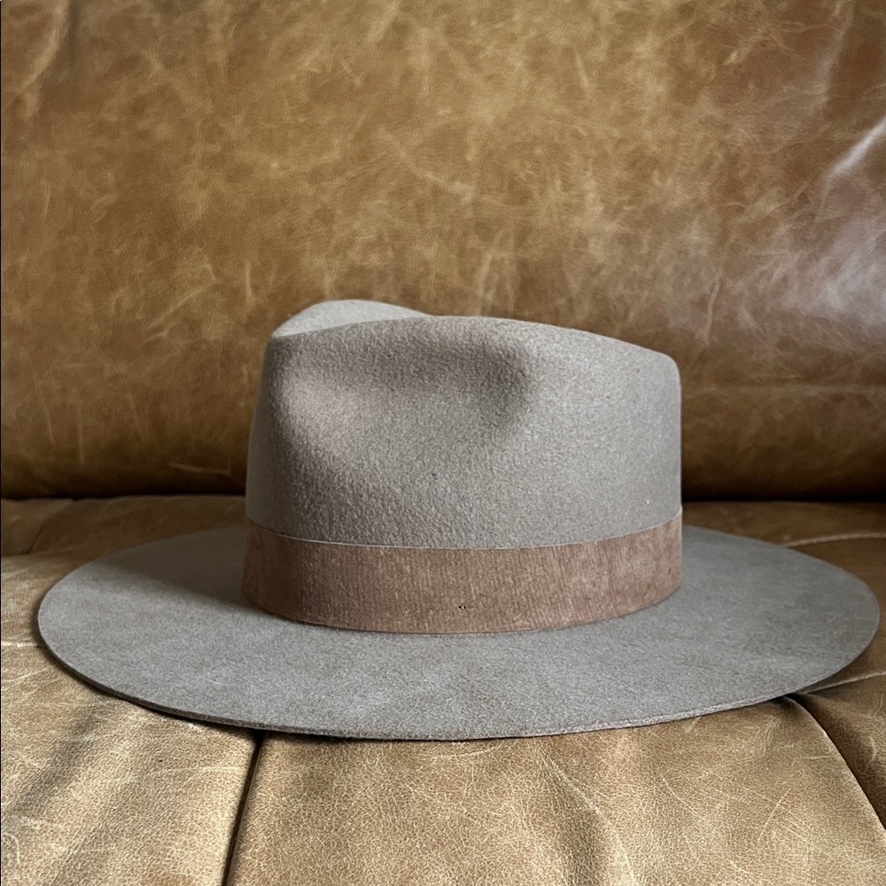 GIGI PIP BROWN MILLER HAT - LIKE NEW SIZE S/M 57